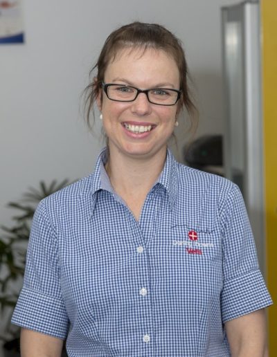 Receptionist Erin Nelson